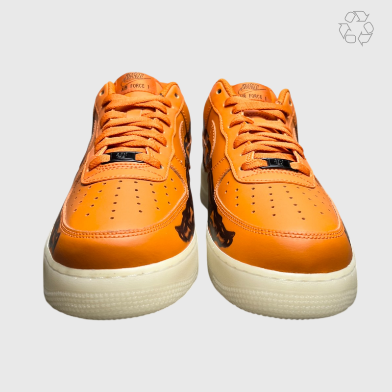 Nike Air Force 1 Low 'Orange Skeleton' Size 11 Pre-Owned