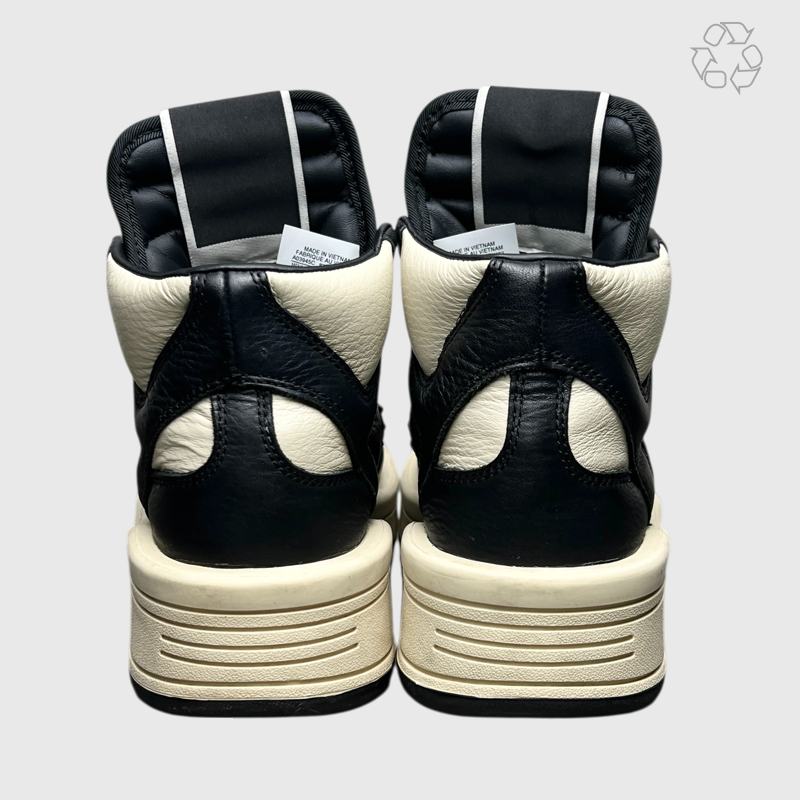 Rick Owens x Converse DRKSHDW TURBOWPN Mid 'Black Cloud Cream' Size 6 Pre-Owned
