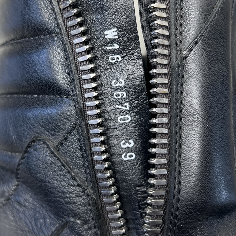 Vintage Rick Owens Geobasket Black/Milk Women Size 9 Pre-Owned