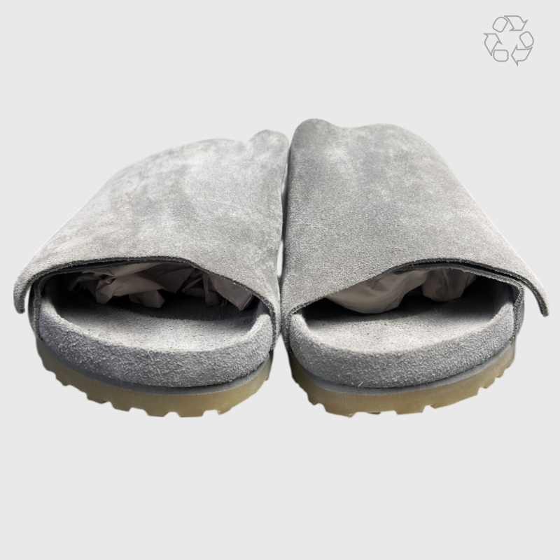 Fear of God x Birkenstock Los Feliz Suede 'Cement Melange' Size 12 Pre-Owned