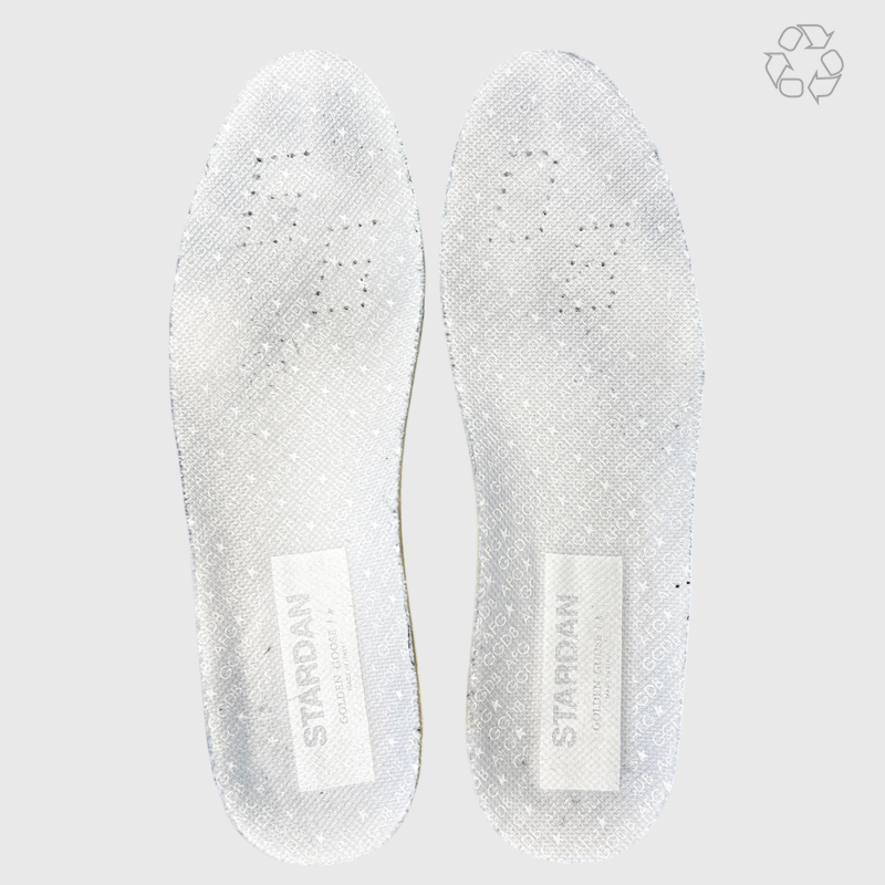 Golden Goose Stardan Limited Edition White Leather White Star G35MS959B8 Size 11 Pre-Owned