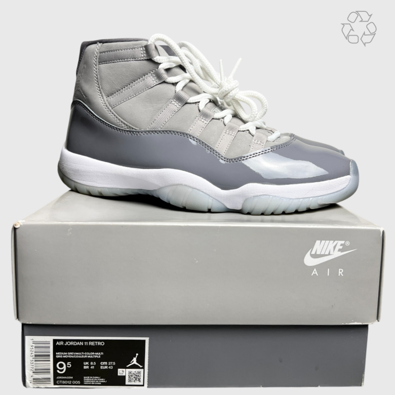 2021 Air Jordan 11 Retro 'Cool Grey' Size 9.5 Pre-Owned