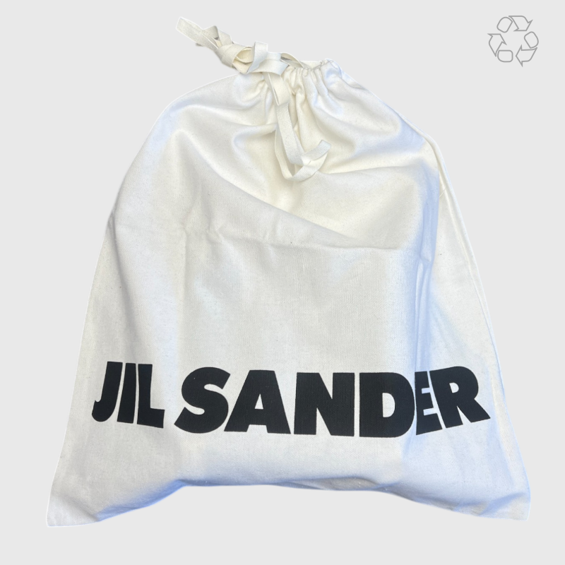 Jil Sander Off-White Leather Slip On Sneaker Size 11 Pre-Owned