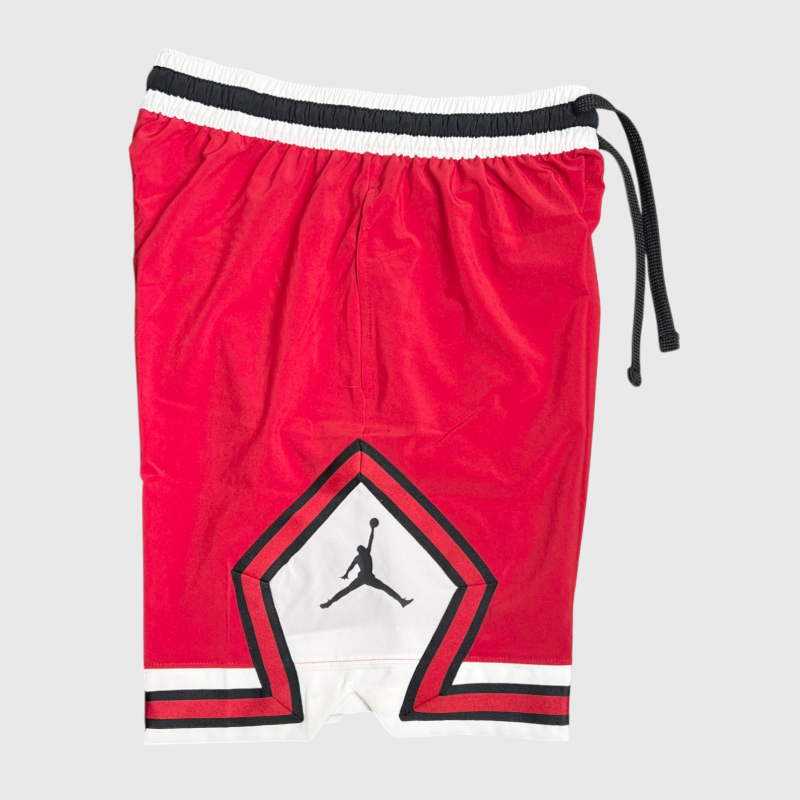 Jordan Men’s Woven Diamond Dri-FIT Shorts 'Gym Red/Black/White' Brand New