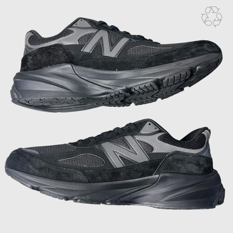 New Balance 990v6 Made In USA 'Triple Black' Size 13 Pre-Owned