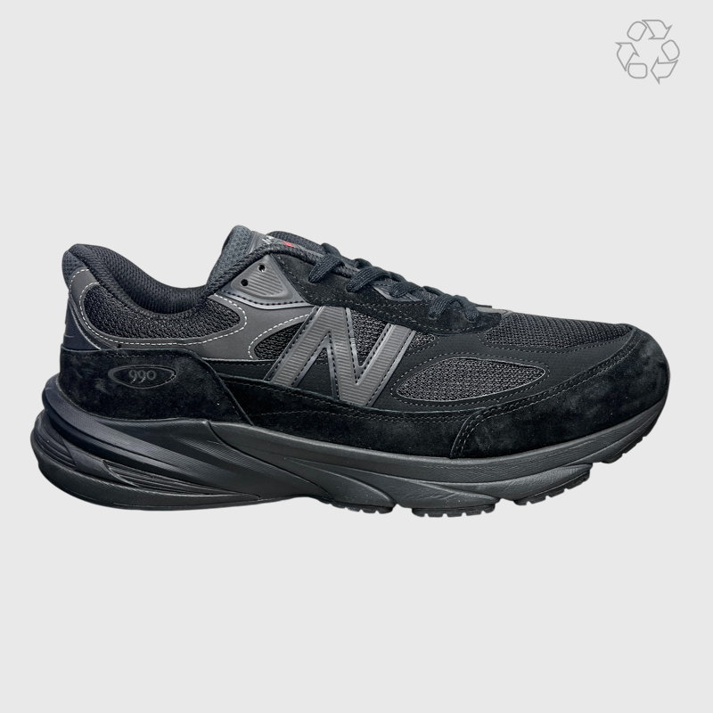 New Balance 990v6 Made In USA 'Triple Black' Size 13 Pre-Owned