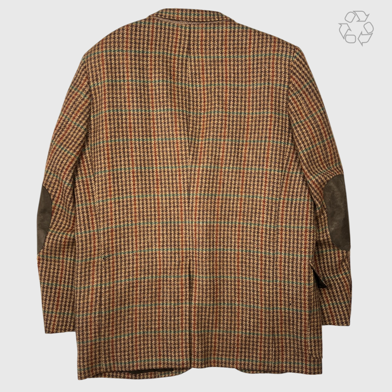 University Shop British Wool Single Breasted Sports Blazer 'Brown' Size L Pre-Owned
