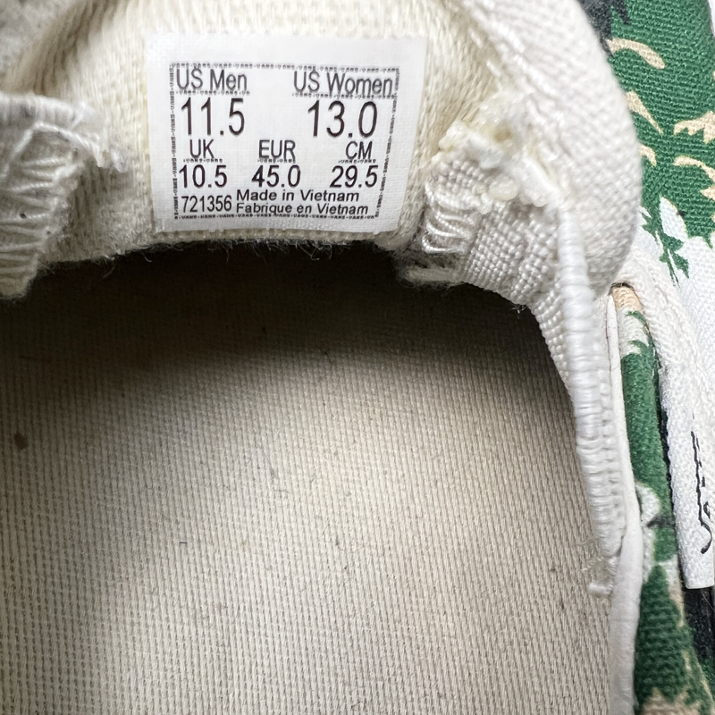 Kith x Vans Vault OG Classic Slip-On LX 'Treescape' Size 11.5 Pre-Owned