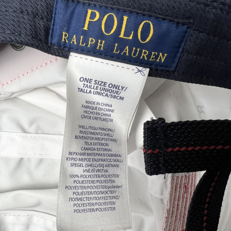 Polo Ralph Lauren Flag Shield 5-Panel Cap 'Aviator Navy/RI Red' One Size Pre-Owned