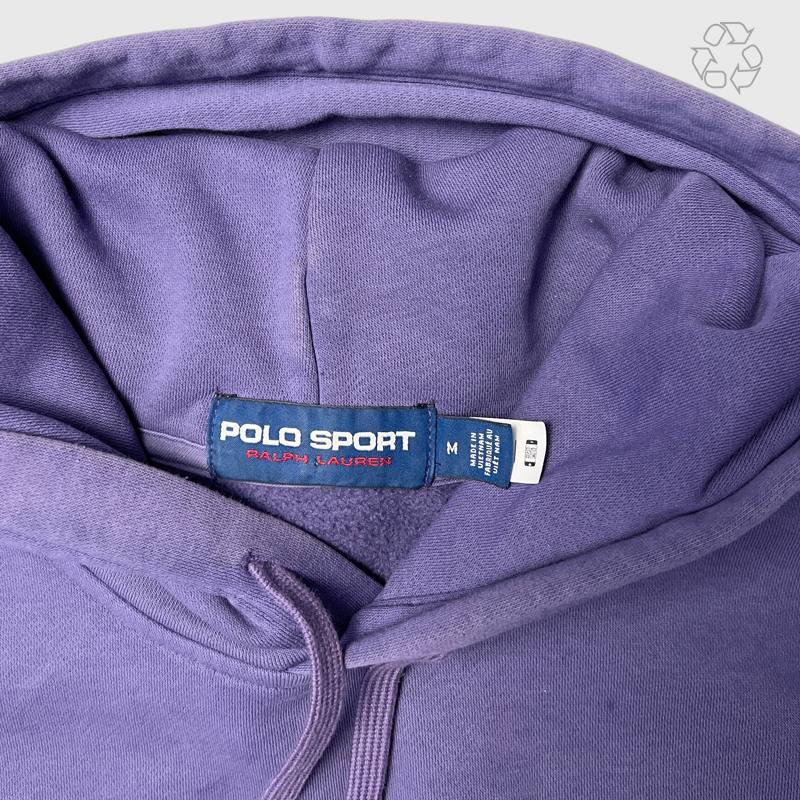 Polo Ralph Lauren Polo Sport Fleece Hoodie 'Juneberry' Size M Pre-Owned