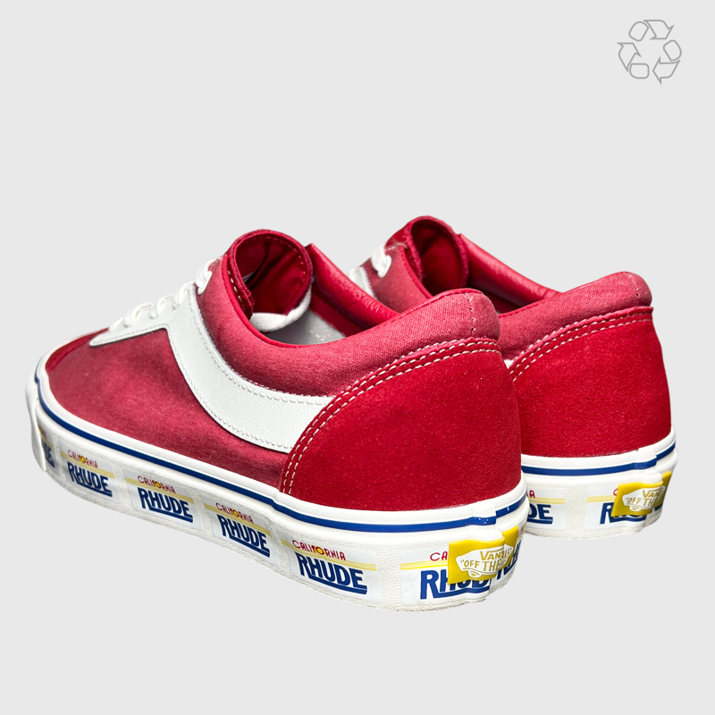 Rhude x Vans Bold Ni 'Carlifonia Plate - Red' Size 12 Pre-Owned