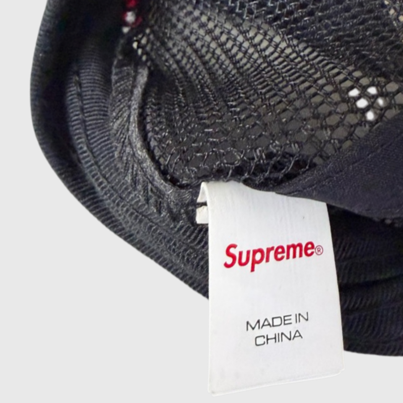 Supreme x B.B. Simon Studded Mesh Back 5-Panel 'Plaid' One Size Pre-Owned