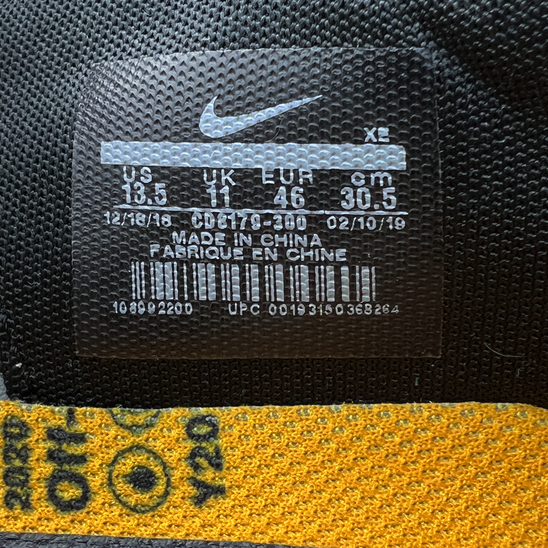 Off-White x Nike Wmns Air Zoom Terra Kiger 5 'Athlete in Progress - Electric Green' 2019 Men Size 12 Brand New