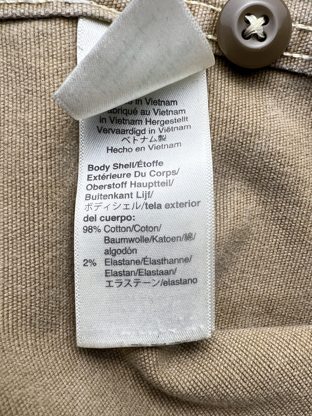 Wallace & Barnes Shirt-jacket 'Duck Canvas-Beige' AI879 Size L Pre-Owned