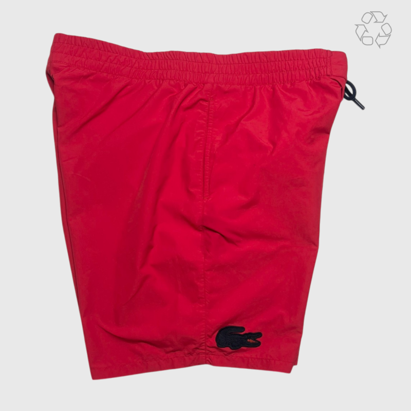 Lacoste Men's Red Swim Trunks Size Large Pre-Owned