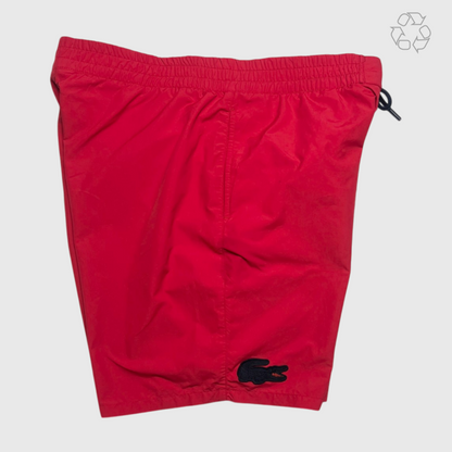 Lacoste Men's Red Swim Trunks Size Large Pre-Owned