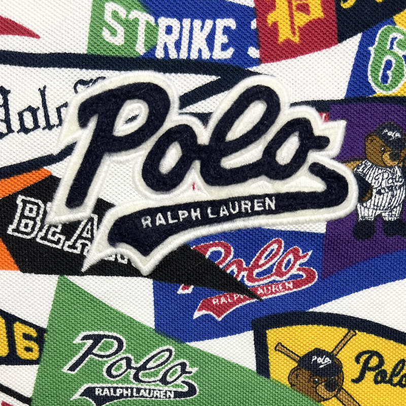 Polo Ralph Lauren Stadium Bears Pennant Flag Baseball Classic Shirt 'Art Deco' 71074305 Size 2XL Brand New