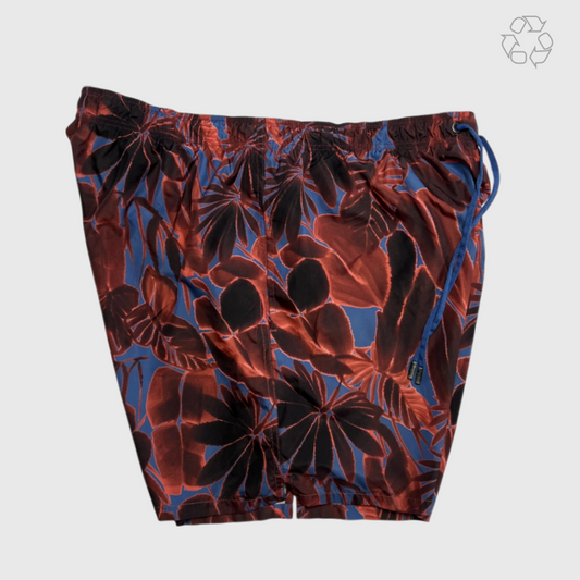 Ermenegildo Zegna Mid Swim Shorts 'Opera Red/Liberty' Size XL Pre-Owned
