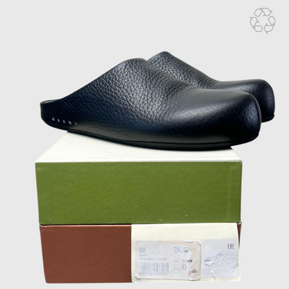 Marni Fussbet Sabot Loafers 'Black' SBMS006101 Women Size 41 EU Pre-Owned