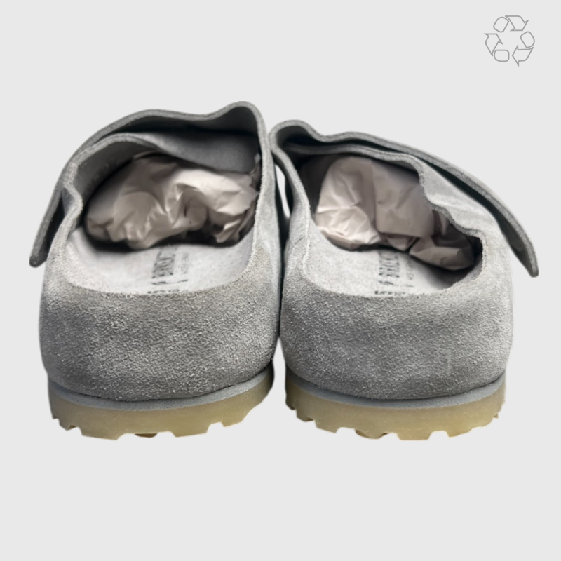 Fear of God x Birkenstock Los Feliz Suede 'Cement Melange' Size 12 Pre-Owned