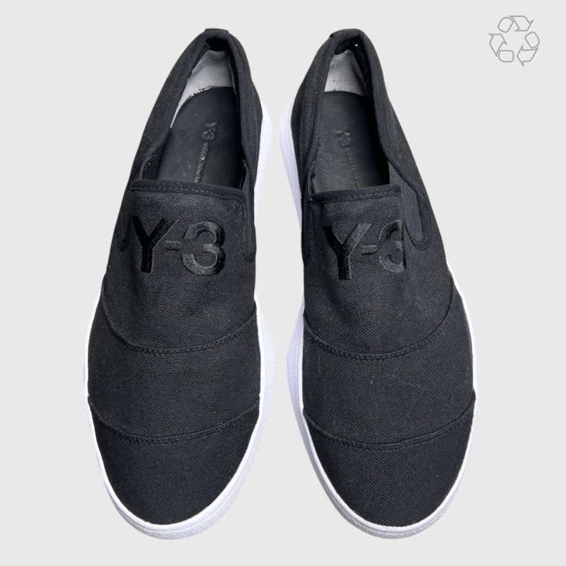 Y-3 Adidas Yohji Yamamoto Tangutsu Slip-On 'Black' Size 12 Pre-Owned
