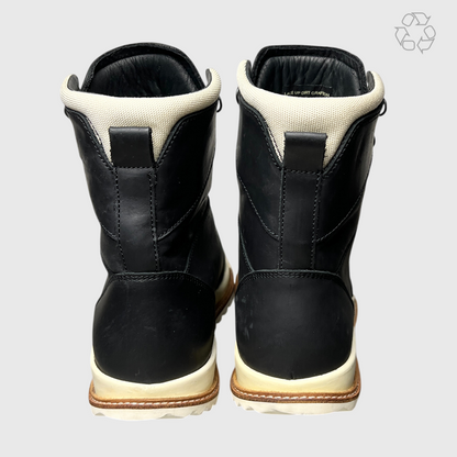 Rick Owens x Hood Lace-Up Dirt Grafton Boot 'Black' 161002 Size 8 Pre-Owned