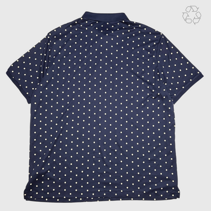 Polo Ralph Lauren Classic-Fit Soft-Touch Dot Print Polo 'Navy'  Size XL Pre-Owned