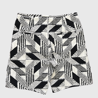 Isabel Marant Felian Jacquard Shorts 'Black/Off White' Size Large Brand New