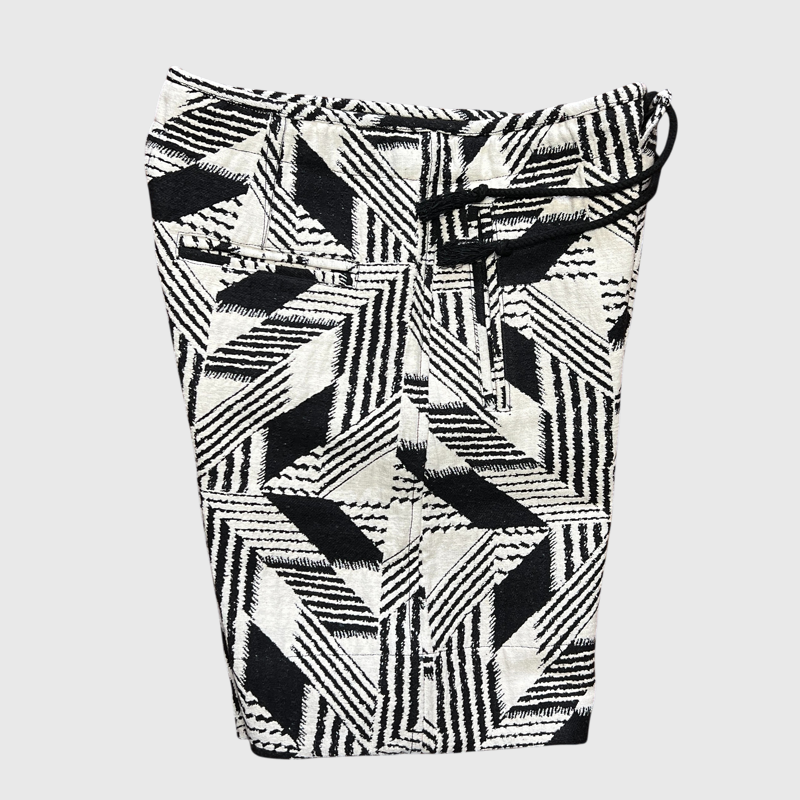 Isabel Marant Felian Jacquard Shorts 'Black/Off White' Size Large Brand New