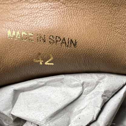 Christian Louboutin Suede Nanou Orlato Espadrille 'Brown' Size 9 Pre-Owned