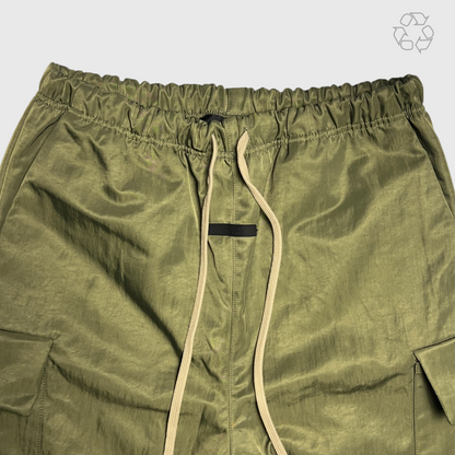 Fear Of God Essentials Textured Nylon Field Pant 'Military' FW24 Size Small Pre-Owned