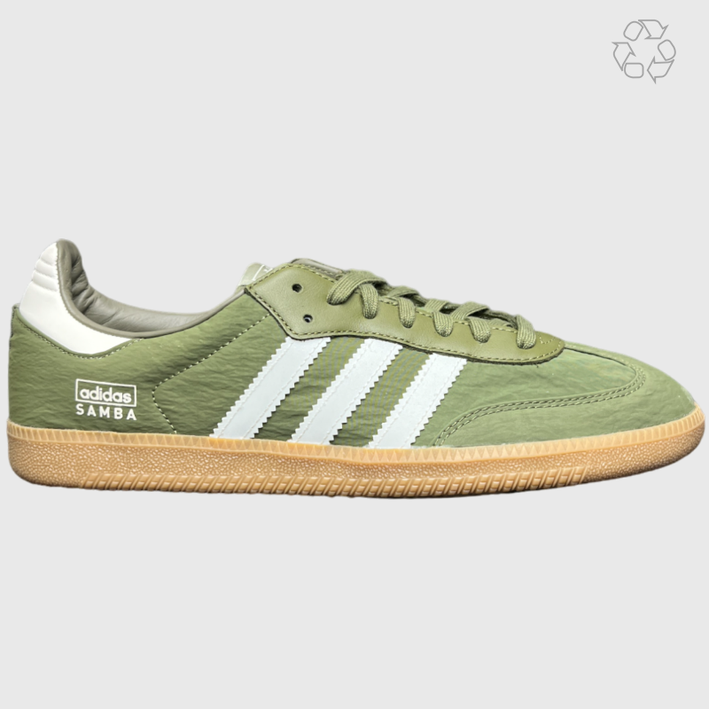 Adidas Samba OG 'Reflective Nylon Pack - Focus Olive' FW23 Size 10 Pre-Owned