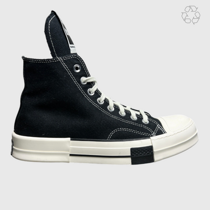 Rick Owens x Converse DRKSHDW Darkstar Chuck 70 High Black' Size 8.5 Pre-owned