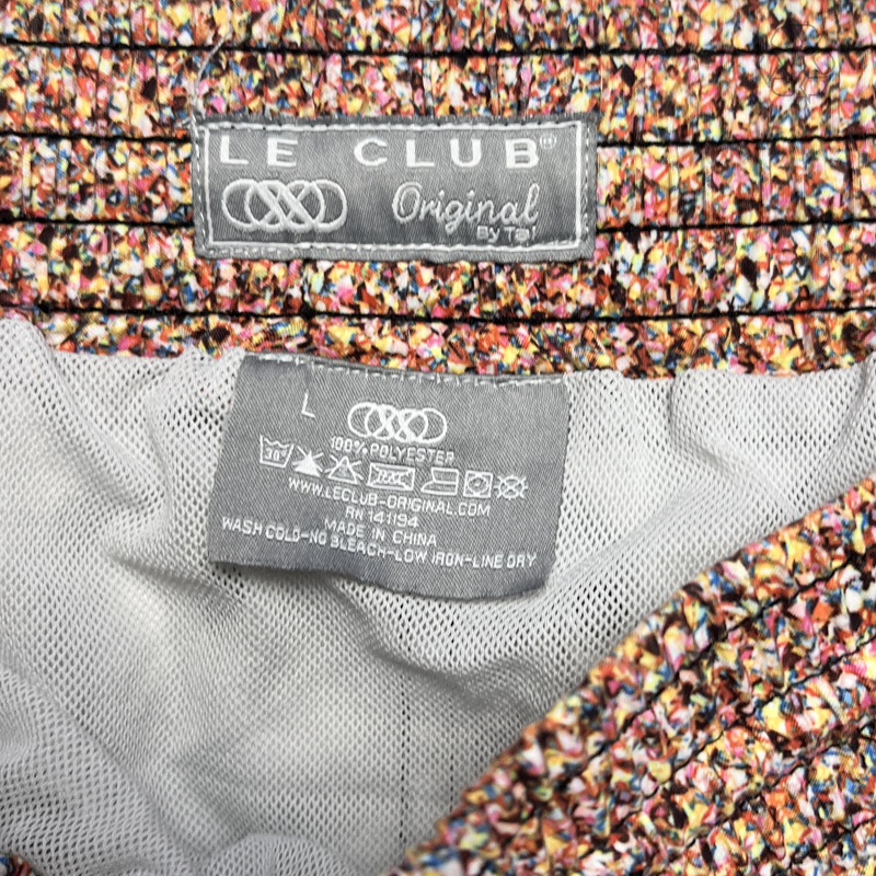 Le Club Original By Tai Pixelated Shorts Size Large Pre-Owned