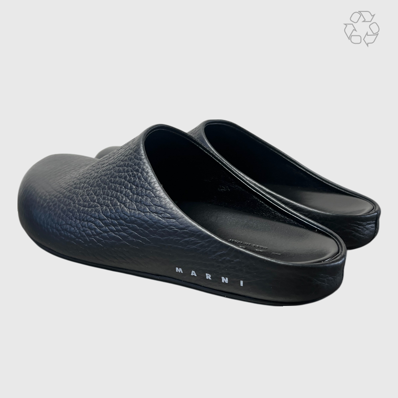 Marni Fussbet Sabot Loafers 'Black' SBMS006101 Women Size 41 EU Pre-Owned
