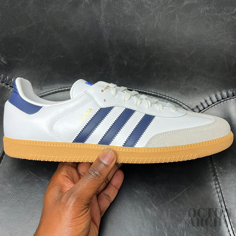 Adidas Samba OG 'White Night Indigo Gum' FW23 Size 12 Brand New