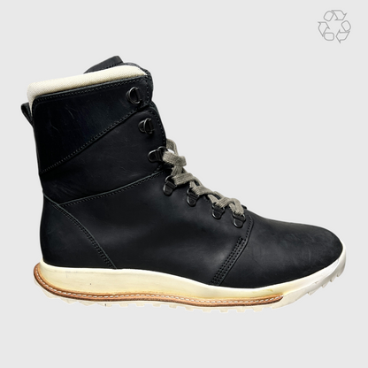Rick Owens x Hood Lace-Up Dirt Grafton Boot 'Black' 161002 Size 8 Pre-Owned