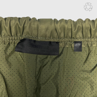 Fear Of God Essentials Textured Nylon Field Pant 'Military' FW24 Size Small Pre-Owned