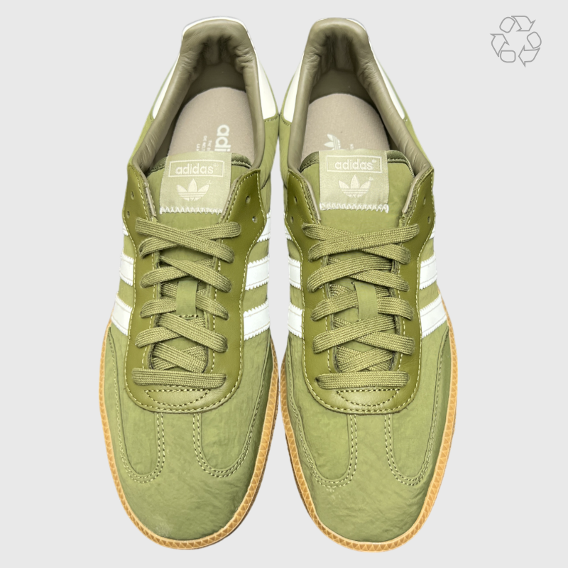 Adidas Samba OG 'Reflective Nylon Pack - Focus Olive' FW23 Size 10 Pre-Owned