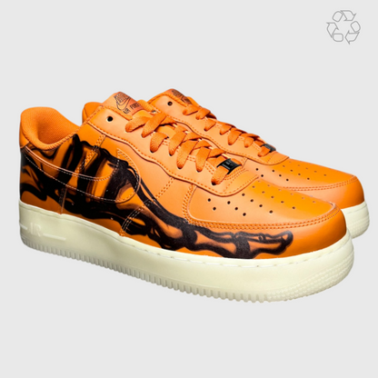 Nike Air Force 1 Low 'Orange Skeleton' Size 11 Pre-Owned