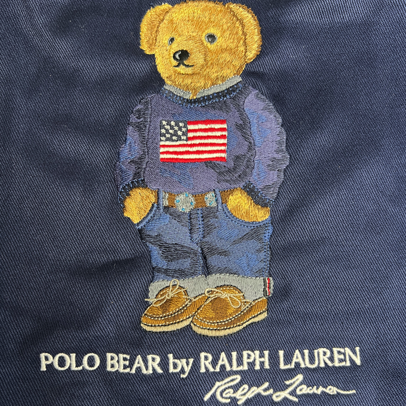 Polo Bear x Ralph Lauren Bear Twill Shopper Tote Newport Navy One Size Brand New