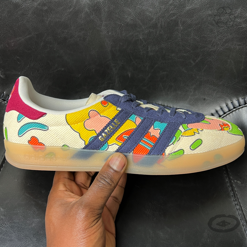 Sean Wotherspoon x Adidas Gazelle Indoor "Kaleidoscopic Lens" SS23 Size 11 Pre-Owned