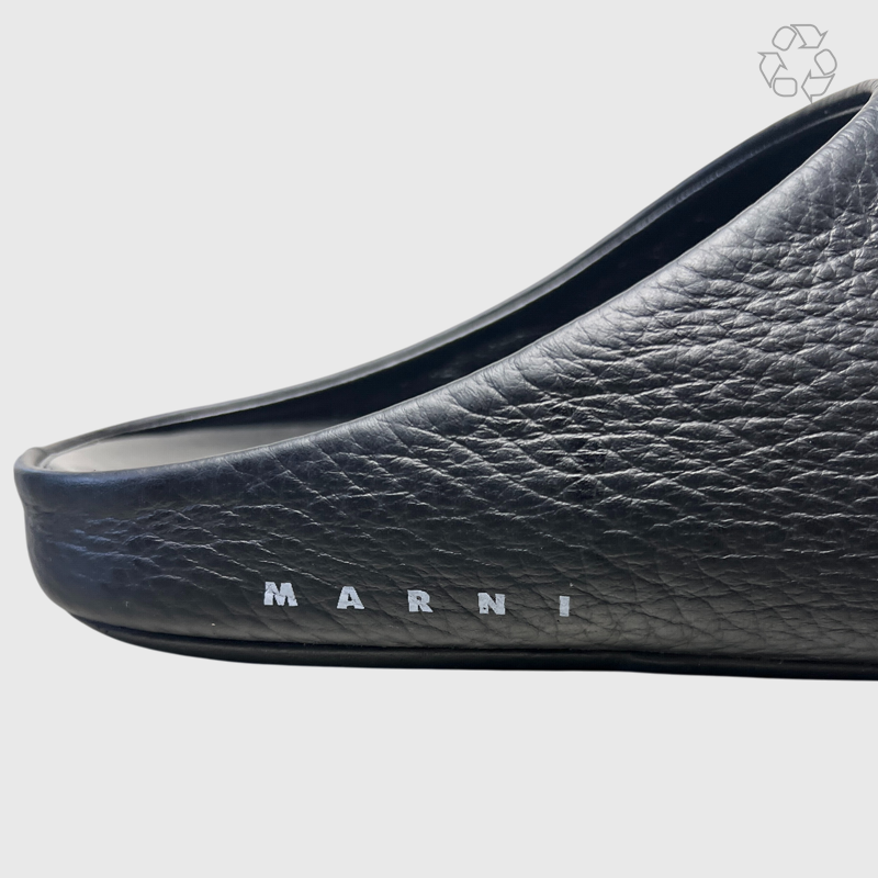 Marni Fussbet Sabot Loafers 'Black' SBMS006101 Women Size 41 EU Pre-Owned