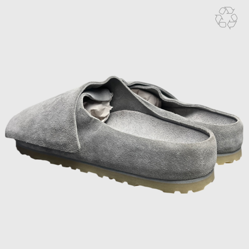 Fear of God x Birkenstock Los Feliz Suede 'Cement Melange' Size 12 Pre-Owned