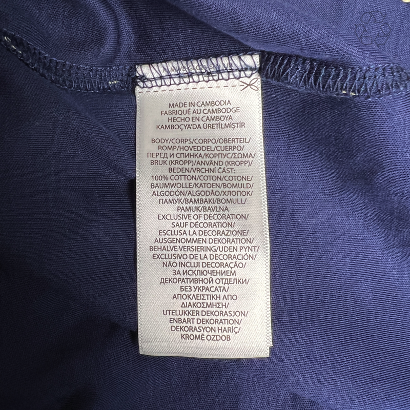 Polo Ralph Lauren Classic-Fit Soft-Touch Dot Print Polo 'Navy'  Size XL Pre-Owned