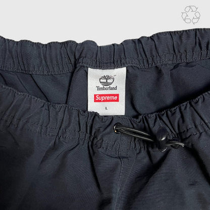 Supreme x Timberland Reflective Taping Track Pant 'Black' SS22 Size Large Pre-Owned