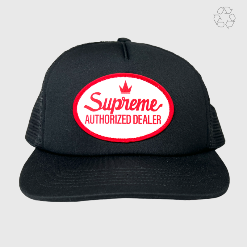 Supreme Authorized Mesh Back 5-Panel Cap 'Black' One Size Pre-Owned