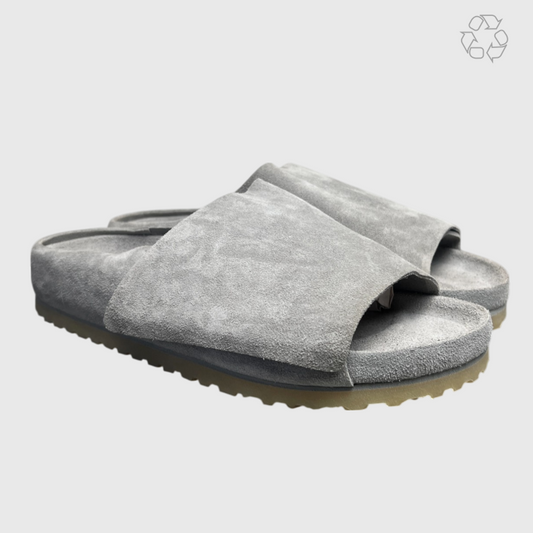 Fear of God x Birkenstock Los Feliz Suede 'Cement Melange' Size 12 Pre-Owned