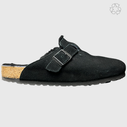 Birkenstock Boston Shearling 'Black' Size 42 Pre-Owned