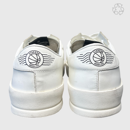 Golden Goose Stardan Limited Edition White Leather White Star G35MS959B8 Size 11 Pre-Owned